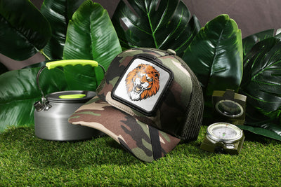 Vulpera Urban Jungle Tiger Heritage Trucker Cap | Retro Car Snapback Cap