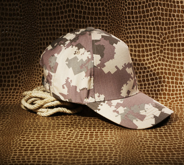VULPERA Desert Camo Baseball Cap | Premium Tactical Cotton Streetwear Hat