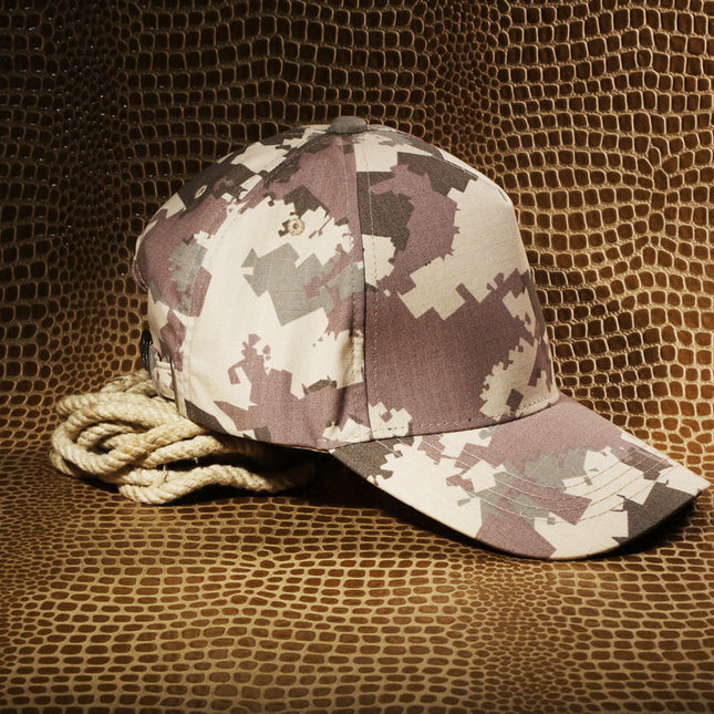 VULPERA Desert Camo Baseball Cap | Premium Tactical Cotton Streetwear Hat