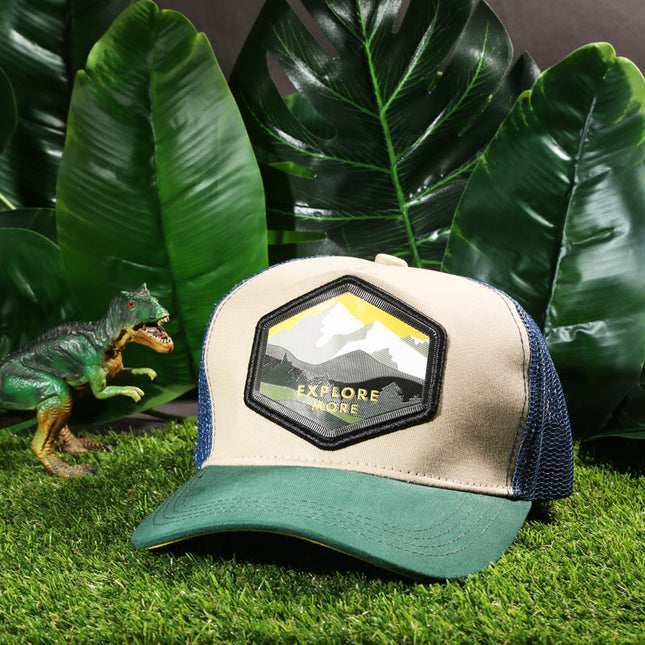 Explore More Mountain Trucker Cap – Adventure-Inspired Outdoor Lifestyle Hat