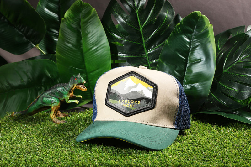 Explore More Mountain Trucker Cap – Adventure-Inspired Outdoor Lifestyle Hat