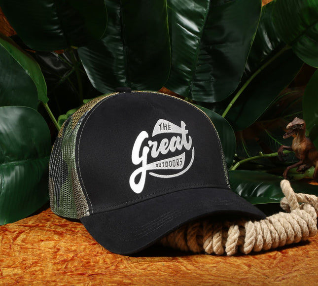 Vulpera Great Outdoors Trucker Cap – Adventure Edition Outdoors Cap - 275+ GSM Cotton Twill