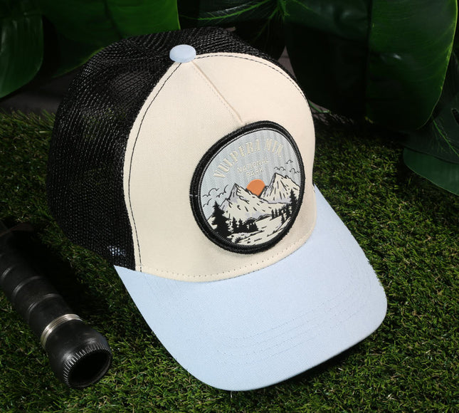 Alpine Horizon Mountain Trucker Cap | Premium Outdoor Adventure Lifestyle Hat