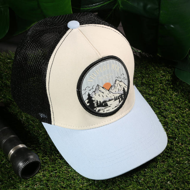 Alpine Horizon Mountain Trucker Cap | Premium Outdoor Adventure Lifestyle Hat