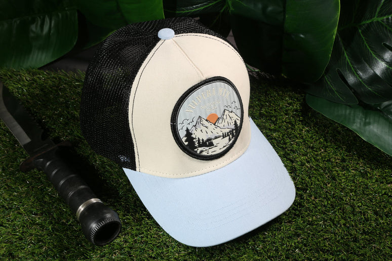 Alpine Horizon Mountain Trucker Cap | Premium Outdoor Adventure Lifestyle Hat