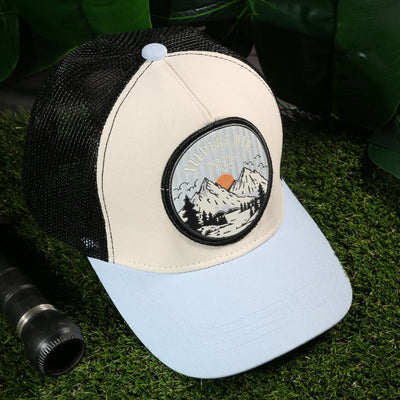 Alpine Horizon Mountain Trucker Cap | Premium Outdoor Adventure Lifestyle Hat