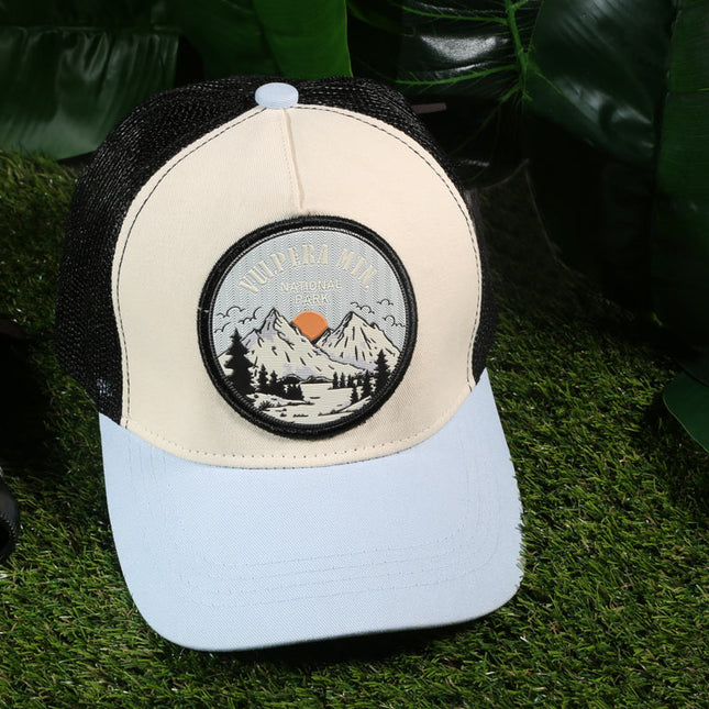 Alpine Horizon Mountain Trucker Cap | Premium Outdoor Adventure Lifestyle Hat
