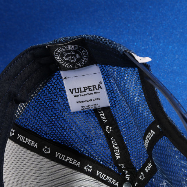 Vulpera x Disney Official Donald Duck Kids Premium Trucker Cap | Blue Mesh Snapback