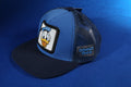 Vulpera x Disney Official Donald Duck Kids Premium Trucker Cap | Blue Mesh Snapback