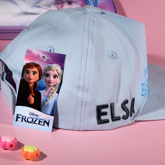 Disney Frozen Elsa Official Licensed Kids Cap | Light Blue Princess Baseball Hat