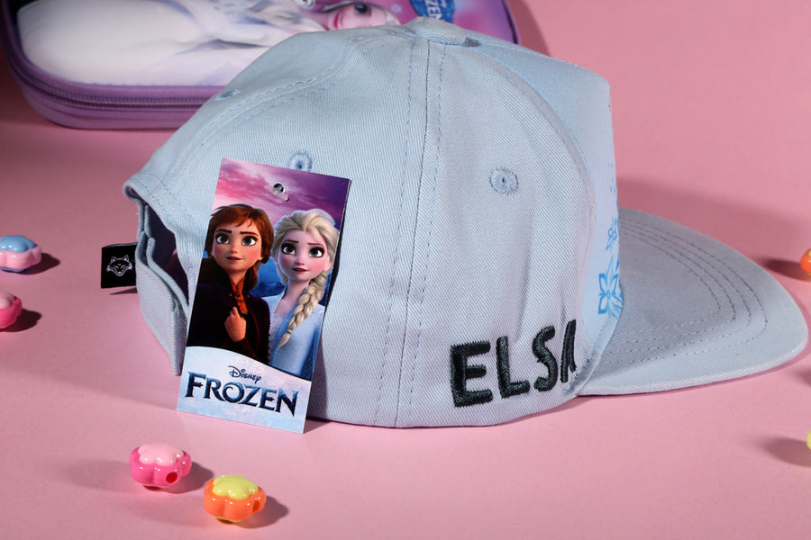 Disney Frozen Elsa Official Licensed Kids Cap | Light Blue Princess Baseball Hat