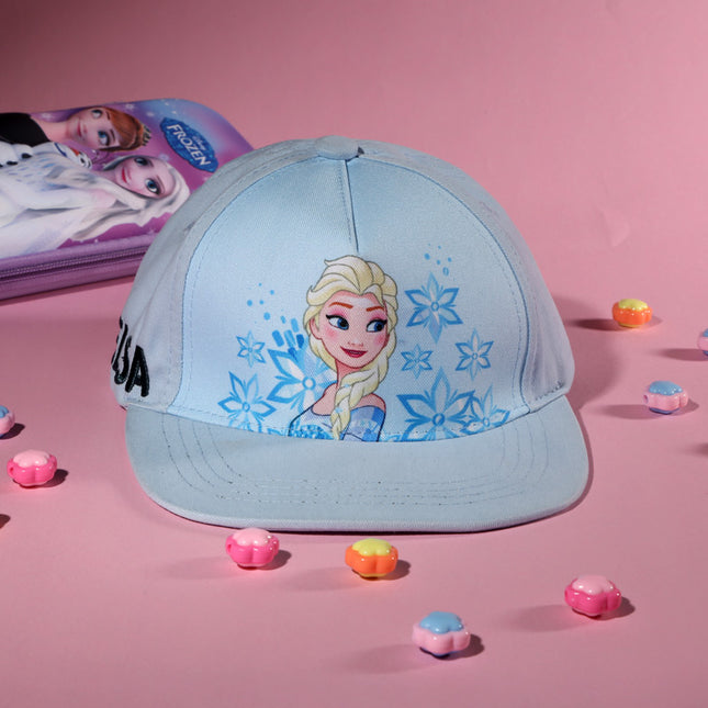 Disney Frozen Elsa Official Licensed Kids Cap | Light Blue Princess Baseball Hat