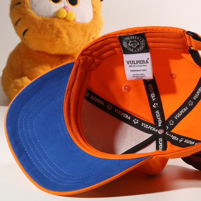 Vulpera x Garfield Official Premium Baseball Cap | Signature Orange | Licensed Garfield Design