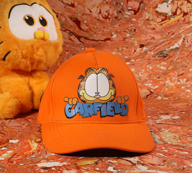 Vulpera x Garfield Official Premium Baseball Cap | Signature Orange | Licensed Garfield Design