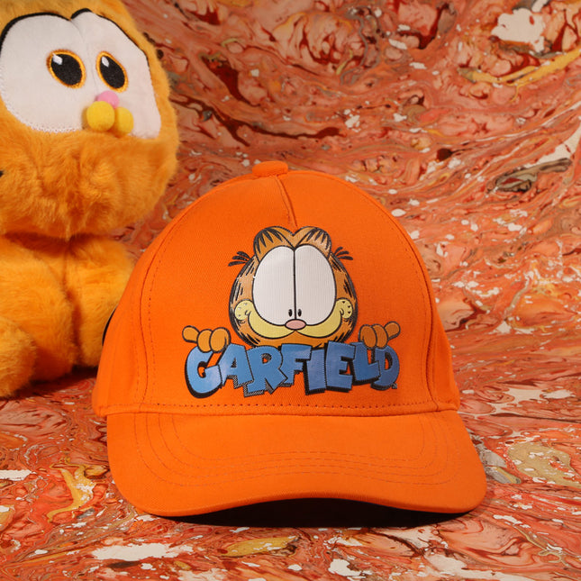 Vulpera x Garfield Official Premium Baseball Cap | Signature Orange | Licensed Garfield Design