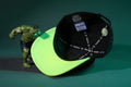 Vulpera x Marvel Official Hulk Premium Baseball Cap | 3D Embroidery | Black & Neon Green