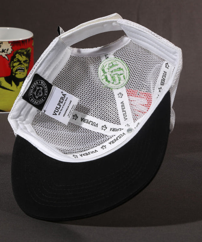 Vulpera x Marvel Hulk Smashframe Trucker Cap – Comic Panel Print | Premium Snapback