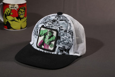 Vulpera x Marvel Hulk Smashframe Trucker Cap – Comic Panel Print | Premium Snapback
