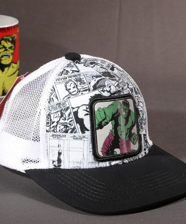 Vulpera x Marvel Hulk Smashframe Trucker Cap – Comic Panel Print | Premium Snapback