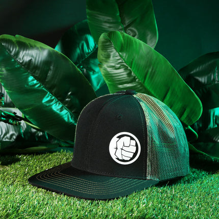 VULPERA Iron Fist Trucker Cap | Premium Mesh Streetwear & Gym Hat