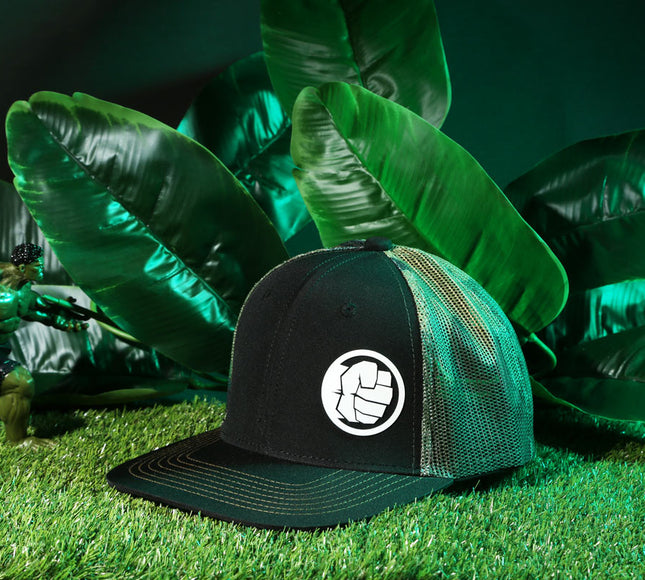 Vulpera X Marvel Hulk Iron Fist Trucker Cap | Premium Mesh Streetwear & Gym Hat