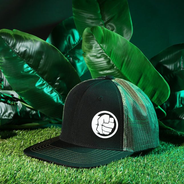 Vulpera X Marvel Hulk Iron Fist Trucker Cap | Premium Mesh Streetwear & Gym Hat
