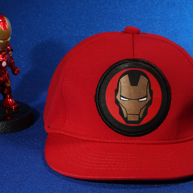 Vulpera x Marvel Iron Resolve Snapback Cap | Red Iron Man Premium Baseball Cap