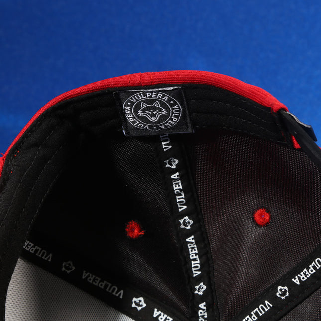 Vulpera x Marvel Iron Resolve Snapback Cap | Red Iron Man Premium Baseball Cap