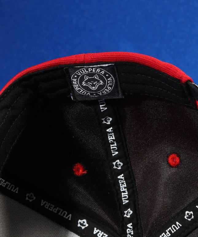 Vulpera x Marvel Iron Resolve Snapback Cap | Red Iron Man Premium Baseball Cap