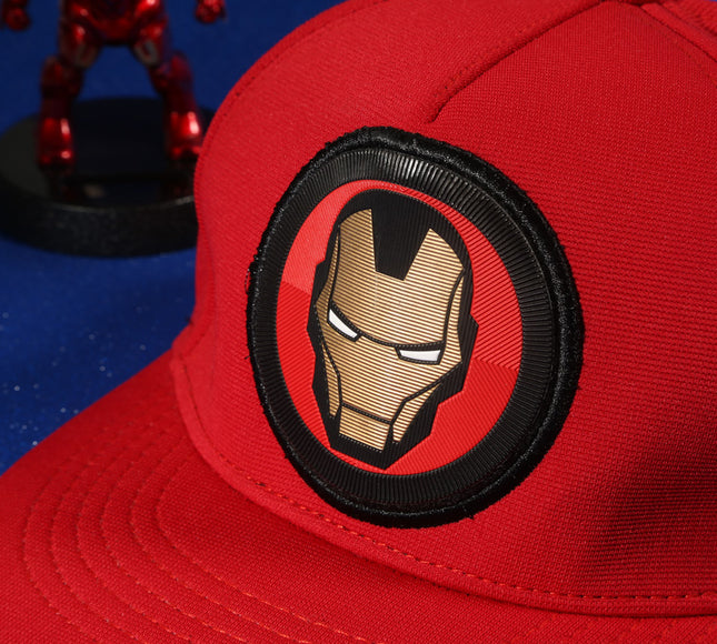 Vulpera x Marvel Iron Resolve Snapback Cap | Red Iron Man Premium Baseball Cap