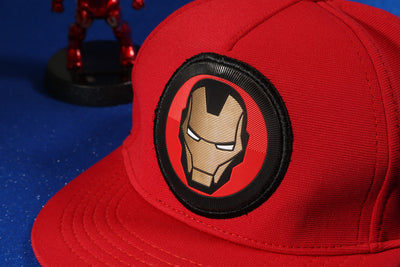 Vulpera x Marvel Iron Resolve Snapback Cap | Red Iron Man Premium Baseball Cap