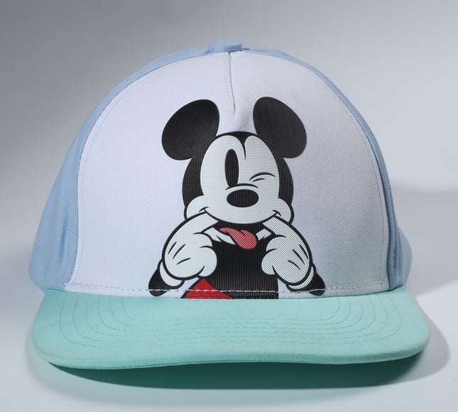 Vulpera x Disney Mickey Mischief Baseball Cap – Pastel Blue & Mint Street Edition