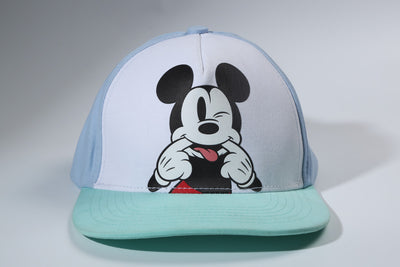 Vulpera x Disney Mickey Mischief Baseball Cap – Pastel Blue & Mint Street Edition