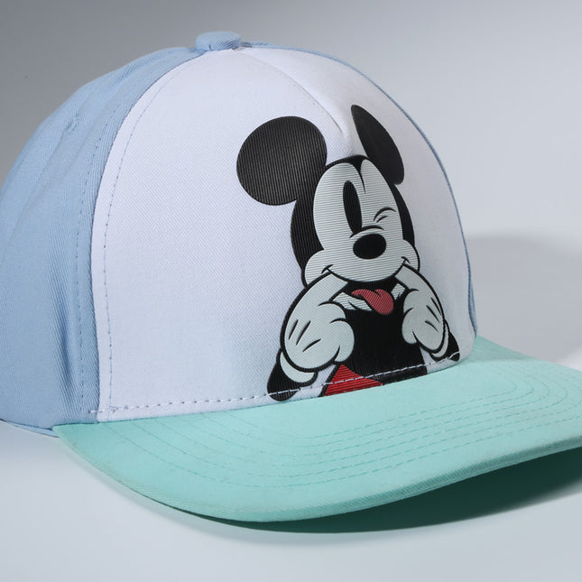 Vulpera x Disney Mickey Mischief Baseball Cap – Pastel Blue & Mint Street Edition