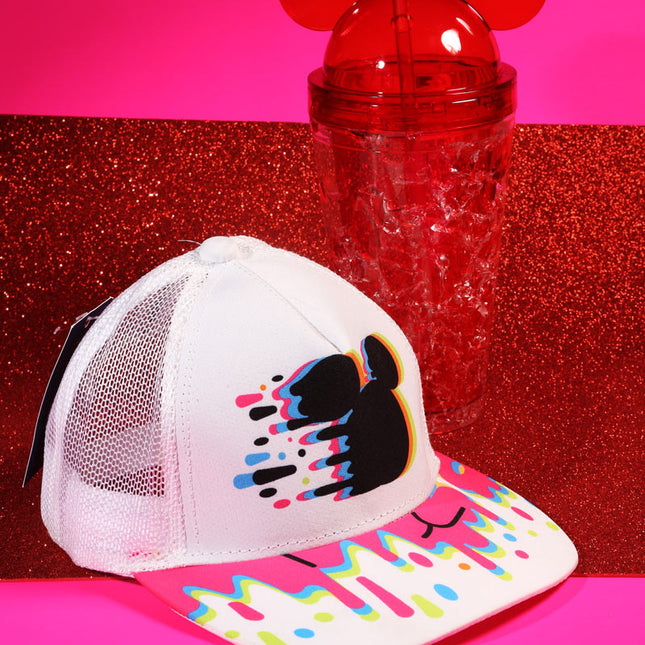 Disney Mickey Mouse Pixel Drip Trucker Cap – Official Licensed Graphic Edition