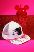 Disney Mickey Mouse Pixel Drip Trucker Cap – Official Licensed Graphic Edition