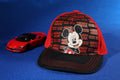 Vulpera x Disney Mickey Mouse Licensed Baseball Cap | Red Retro Print | Kids Cap