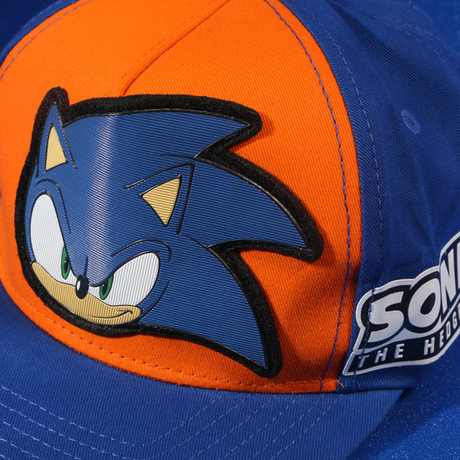 Vulpera x Licensed Sonic the Hedgehog Official Kids Premium Baseball Cap | Blue & Orange
