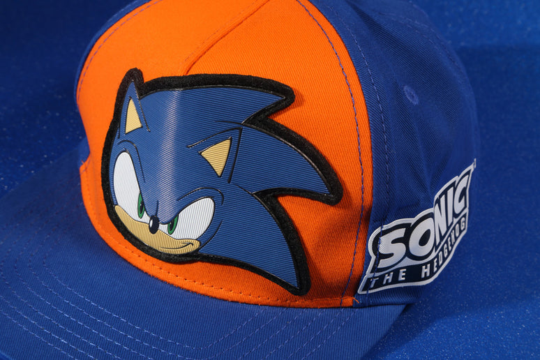 Vulpera x Licensed Sonic the Hedgehog Official Kids Premium Baseball Cap | Blue & Orange