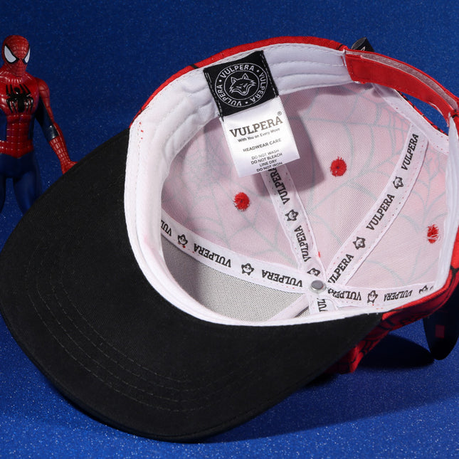 Vulpera x Marvel Spider-Man Webstrike Kids Baseball Cap – Premium Cotton Twill