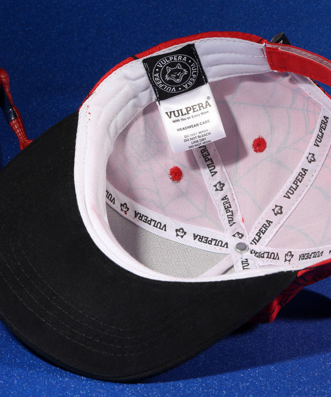 Vulpera x Marvel Spider-Man Webstrike Kids Baseball Cap – Premium Cotton Twill
