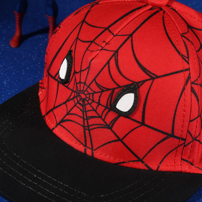Vulpera x Marvel Spider-Man Webstrike Kids Baseball Cap – Premium Cotton Twill