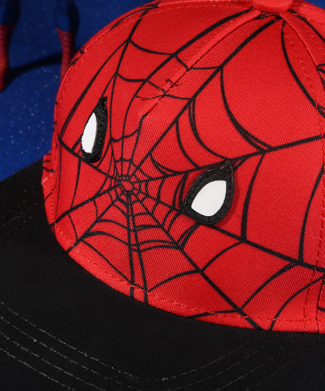 Vulpera x Marvel Spider-Man Webstrike Kids Baseball Cap – Premium Cotton Twill