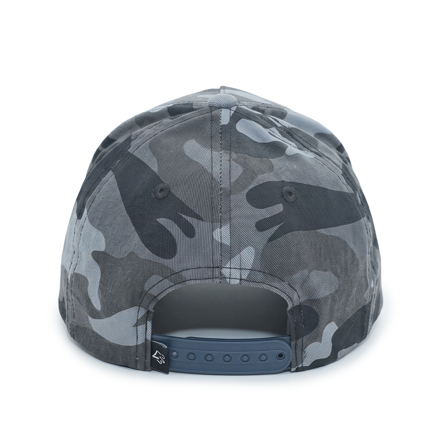 Vulpera x Juventus Official Premium Baseball Cap | Black Grey Camo | Silicone Logo | Cotton Twill