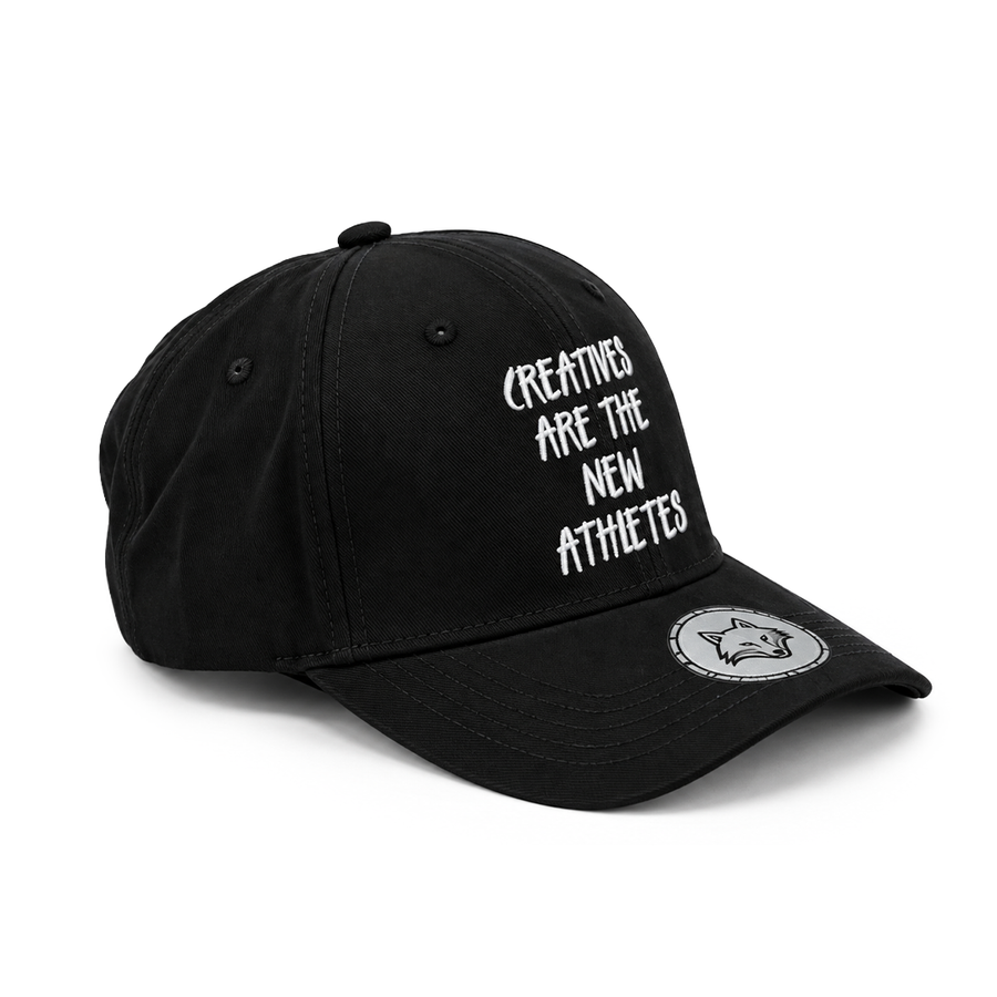 Vulpera “Creatives Are the New Athletes” Premium Quote Cap – Creator Edition