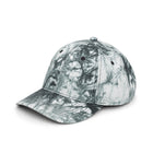 Vulpera Monochrome Swirl Premium Baseball Cap | Black & White Tie-Dye