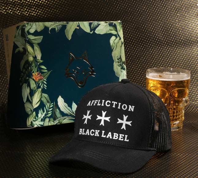 Vulpera Black Affliction Trucker Cap – Black Label Edition