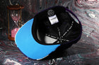 Vulpera Enjoy Every Moment Premium Baseball Cap | Violet Designer Visor Cap with 3D Embroidery