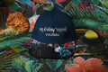 Vulpera On Every Move Premium Baseball Cap | Navy Designer Cap with Floral Visor & 3D Logo