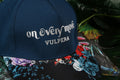 Vulpera On Every Move Premium Baseball Cap | Navy Designer Cap with Floral Visor & 3D Logo